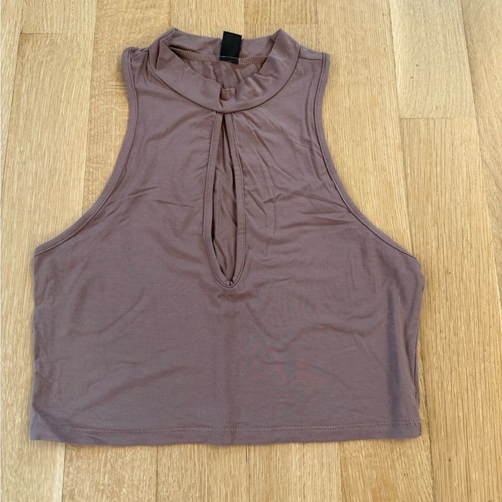 Women's Sleeveless brown Top